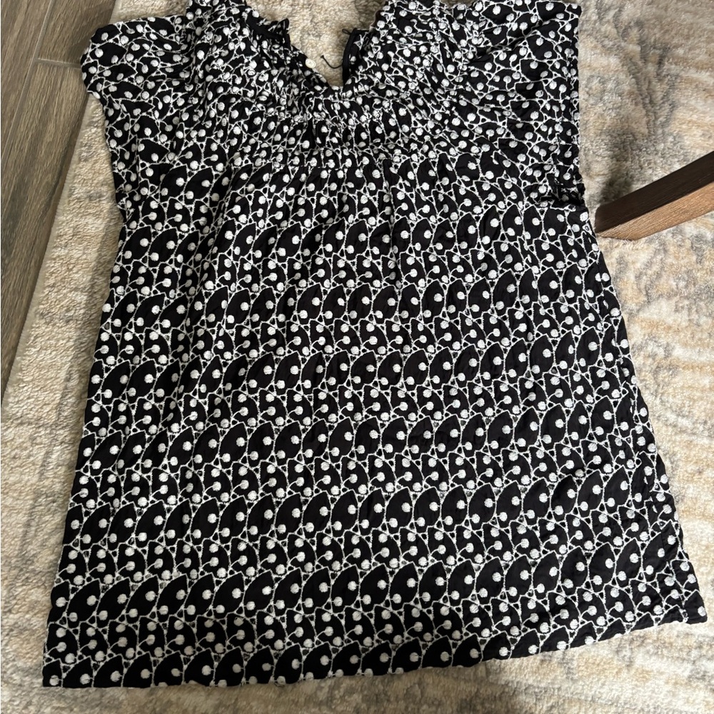 Black and White Women's Top